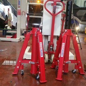 עמודי תמיכה 8-12 טון לעמוד