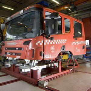 Josam - מערכת יישור תא נהג למשאיות